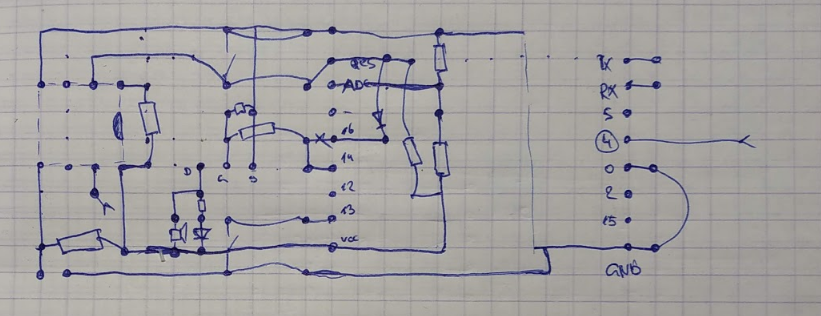 Схема соединения проводников